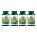 Swanson Turmeric & Black Pepper - Organic Joint Health, Heart Health, Trawienie, & Wątroba Supplement - Natural Formula dla Zwiększonej Biodostępności i Wchłanianie - (60 Veggie kapsułki) 4 Pack