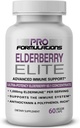 Pro Kombinacje - Elderberry Elite - Najsilniejszy dostępny Ekstrakt Elderberry 65: 1 - Zaawansowane Kapsułki wsparcia immunologicznego - 60 ct - 1000 mg na Serving - Wegetarianin, Brak sztucznych kolorów lub aromatów
