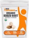 BulkSupplements.com Organic Kudzu Root Extract Powder - Kudzu Root Supplement, Herbal Supplement - Gluten Free, 1,2g per Serving, 100g (3.5 oz) (Opakowanie po 1)