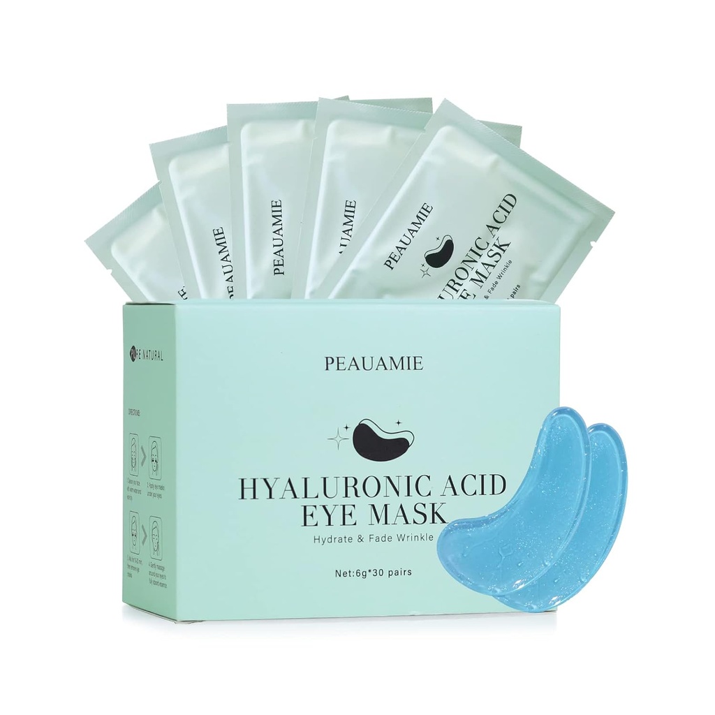 Pod Eye Patchs Hialuronic Acid Eye Mask for Dark Circles and Puffiness Wrinkle Eye Bags 30 Pary