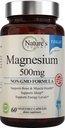 Nature 's Pothent Magnezu Suplementy XI124; Magnezu Cytrate & Magnezu tlenek 500mg XI124; Wegański Magnezu Suplement dla Kobiet i Mężczyzn 124; USA Made Magnez for Sleep Support - 60 Veggie kapsułki