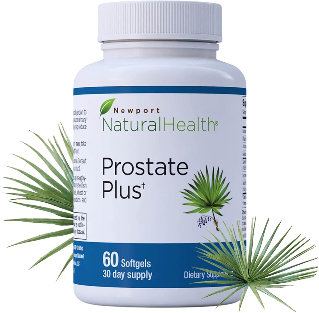 Prostate Plus: Saw Palmetto Prostate Formula, Lycopene, Reishi Mushroom, Prostate Supplement for Prostate Health, Men 's Health, Better Sleep, Kontrola moczu, Best Prostate Supplements for Men