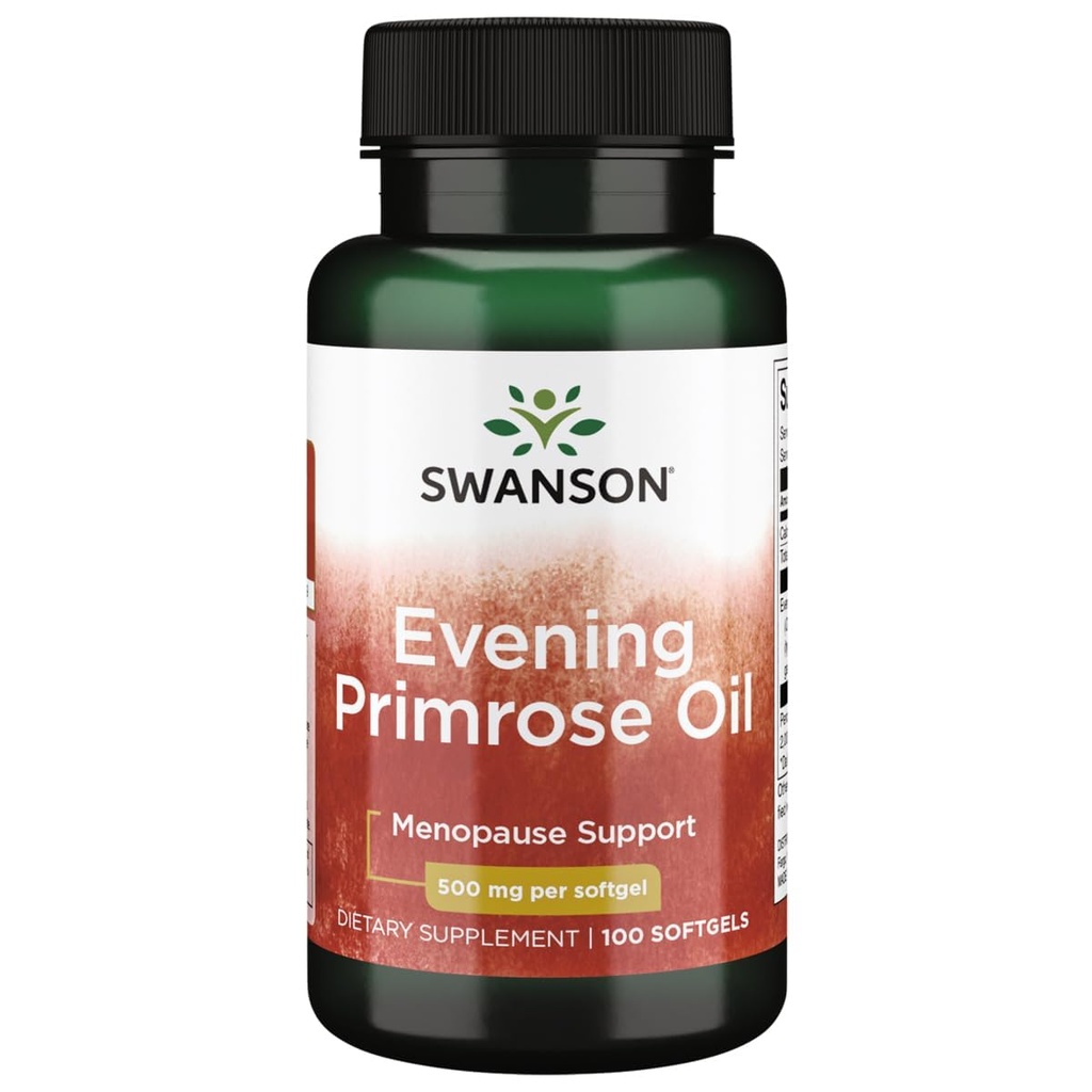 Wieczór Swanson Primrose Oil (Omegatru) 500 Miligramów 100 Sgels