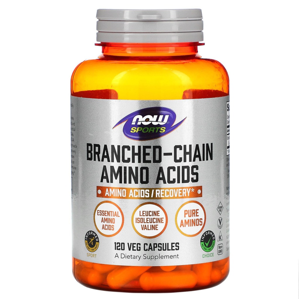 Teraz żywność Branch- Chain Amino (BCAA) 800mg, 120 kapsułki