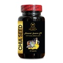 CHIA Seed Supplement - Wysoka włókno i białko z suplementem Omega-3, chia Seed Witamina, Wegan chia Seed Oil, chia Seed Oil softgels - 1 butelka