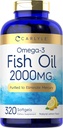 Carlyle Fish Omega Oil 3 Suplementy do wstrzykiwań 124; 2000mg do wstrzykiwań 124; 320 Softgels do wstrzykiwań 124; EPA & DHA do wstrzykiwań 124; 600mg do wstrzykiwań