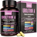 Urolithina A Supplement, 9- in-1 Complex with Urolithina-, Trans- Resveratrol, CoQ10, i 6 Essential Anti-Aging Nutrigents, Wspiera anty- Starzenie, Naprawa komórkowa, Energia i Focus -180 Kapsułki