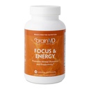 Dr Amen BrainMD Focus & Energy - 120 Kapsułek - Mental Endurance Booster, Promotes Concentration & Uwaga - Kofeina wolna, Gluten wolny - 30 Sług
