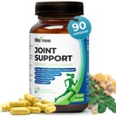Suplement do wspólnego wsparcia Wellnee - Glukozamina Chondroitin MSM, Boswellia & Turmeric - Relieves Joint Discomfort & Supports Elastyczność - Wspólne wsparcie dla stawu kolanowego - 90 Kapsułek, 30 Sług
