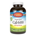 Carlson - Cal- 600, 600 mg wapnia, wsparcie dla kości, zdrowe zęby & optymalne Wellness, 100 Softgels
