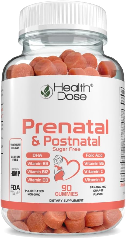 Dawka prenatalna / suplement kompleksu poporodowego. Witamina B6, B12, C, cynku. 90Ct