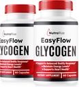 NutraRize (2 opakowania) Easy Flow Glycogen, EasyFlow Glycogen Support Capsules, Easy Flow Glyco Optimizer, Oficjalna EasyFlow Glyco Optimizer Caps, Easy Flow Detox Cleanse, Easy Flow Glycol (120 kapsułki)