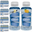 enterade AO 48 Butelki Pomarańczowe i Vanilla Bundle, Specjalnie przygotowane do zmniejszenia leczenia GI skutki uboczne, 8oz Orange (2 opakowania po 12) + 8oz Vanilla (2 opakowania po 12)