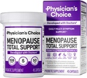Menopauza lekarska suplement probiotyczny dla kobiet - Wspiera równowagę hormonalną, gorące błyski, nocne poty, zarządzanie wagą, wzdęcia i guta - z czarnym Cohosh, Resveratrol + - 45ct
