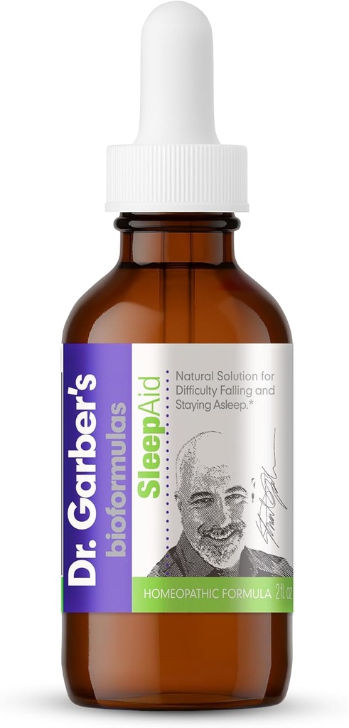 Doc Garber 's Natural Solutions Sleep Aid Oral Drops - Gemmoterapia Płyn Suplement: Obsługuje bezpieczny i zdrowy cykl snu, uspokojenie i relaks - 60ml