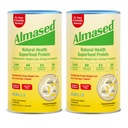 Almased Vanilla Meal Explacement Shake - Niskie - Glicemiczne Wysokie Rośliny Protein Powder - Nutritional Weight Health Supplement - Vanilla Flavor - 17.6 oz (1.1 Funt (2 Pack))