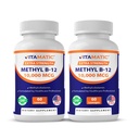 Witamina metylowa witaminy B12 (metylokobalamina) 10 000 µg (10 mg) 60 Lozenges - Superior Source of Witamina B12 (2 opakowania)