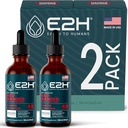 E2H Red Banded Polypore Extract - Mushroom Supplement Formuła do wsparcia immunologicznego, Digestive Health, Energy and Natural Immunity Boost (2 butelki)