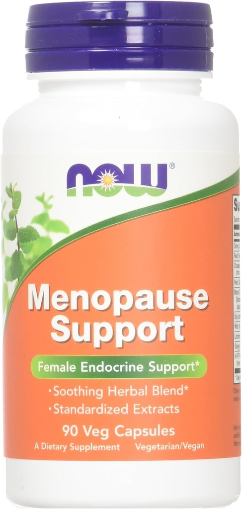 2 Butelki Now Foods Menopauza Wsparcie, 90 kapsli