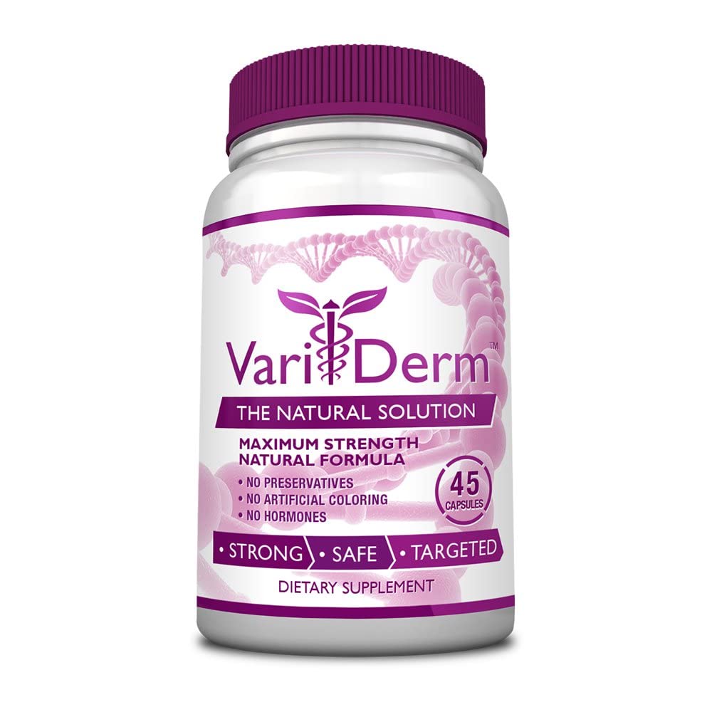 Varicose & Spider Vein Supplement - Czarownica Hazel, Citrus Bioflavonoids - Vegan - 45 kapsułki - 1 butelka