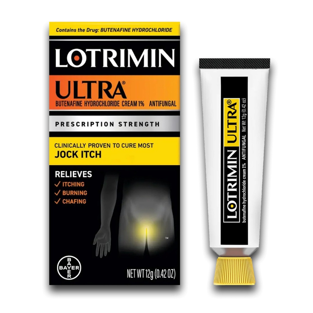 Lotrimin Ultra Jock Itch Cream - Potężny Butafine Hydrochloride Leczenie Jock Itch, 0,42 Ounce (12 Grams) (Packaging May Vary)