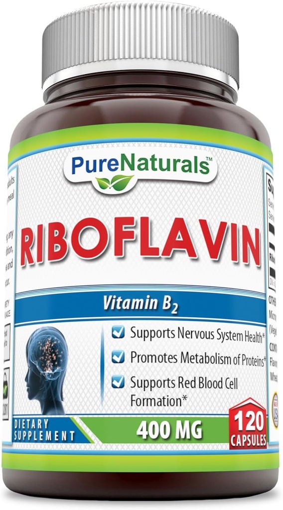 Czyści Naturals Riboflavin 400 Mg 120 Kapsułki