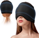 Migrena Ice Head Wrap Ból głowy Kapelusz na Migrenę z zimną i gorącą terapią Elastyczne Ice Head Wrap dla Puffy Eyes Cold Compress