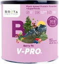 Wegański proszek białkowy - białko oparte na plantacjach dla energii i mięśni Boost - Czysty shake w Berry blend Flavor