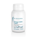 Biogena Omega 3 DHA Vegan: roślinny suplement z oleju z alg dla ulepszonych Omega-3 dostaw (60 kapsułek - jeden dziennie)