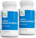 Terry Natural Healthy Knees & Joints - Suplement diety do wspierania zdrowia kości i wspólnej elastyczności - Zdrowe Knee & Hip Aid z fruktoboratem wapnia - 60 kapsułki, 2 opakowania