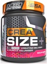 SSA Monohydrat kreatryny w proszku z D- Ribose dla Muscle Gain and Volumization, Szybki odzysk mięśni 124; Czysty zmikronizowany Kreator 124; Mieszanka uwalniająca czas 124; 1,2lb (Melon Candy)