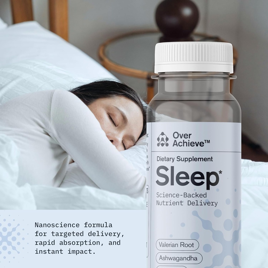 Suplement Variety Pack z zaawansowaną technologią nanonaukową, 3 Pack, Stress Calming Relax Drink, Sen Aid Drink, Mushroom Supplement Drink, 2 Oz Shot