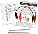 Colloidal Silver Generator Wire 99.99% Czysty 12- Gauge (0.08 w. / 2.06 mm) Zestaw (2) 4- Inch Rods + Mini / Travel Generator - Zawiera przewody + kompletne instrukcje