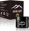 Shilajit Resin with Fulvic Acid & Trace Minerals, Original Siberian Pure Shilajit with 85 + Humic Acid, Wsparcie metabolizmu i układu immunologicznego - 100 Serving / 1.7 Oz