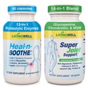 ZDROWIE - N- SOOTHE i Super Wspólne Wsparcie - Naturalne Wspólne Suplementy
