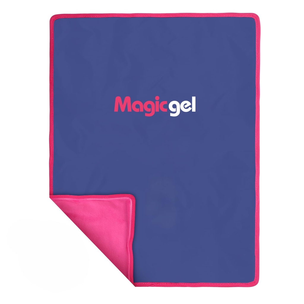 Magiczne opakowania na lód żel dla urazów wielokrotnego użytku (15 "x 11") - duży pakiet na lód - elastyczny papka na zimno - żel Pack na ramię, plecy, biodra, kolano, nogi, plecy dolne