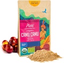 Andes Camu Camu Fruit Powder (Myrciaria dubia) - bogaty w witaminę C i kwas askorbinowy - Immunostymulant & Zachowanie aktywności mózgu - Nie GMO, Wegan