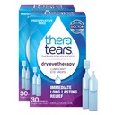 TheraTears Dry Eye Therapy Eye Drops for Dry Eyes, Preservative Free, 30 Fials, 2 Pack