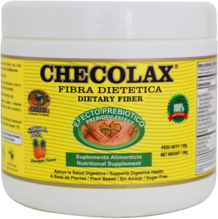 Nasza dietetyczna fiber łagodzi zaparcia naturalnie, pobudza utratę masy ciała, detoks, wspomaga regularność, rozdmuchiwanie Relief & Gut Health, Sugar Free, Non-GMO, Plant- Based - PINEAPPLE Flavor (4.5 oz)