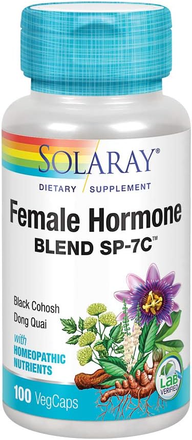 Solaray - Kobieta Hormon Mieszanka Sp- 7c Czarny Cohosh, 100 kapsułek