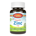 Carlson - Cynk do żucia dla dzieci, 5 mg, Wsparcie dla zdrowia, Natural Mixed Berry Flavor, 160 tabletek