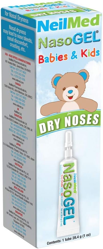 NeilMed Nasogel dla dzieci i dzieci suchych nosów, Opakowanie może Vary