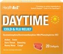 HealthA2Z ® Daytime Xion124; Cold & Flu Medicine Xion124; Power Multi- Symptom Daytime (20 Softgels) (Daytime Cold & Flu Medicine (20 Count Pack of 1))