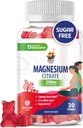 Magnezu Gummies dla dzieci i dorosłych - 200mg - Spokojnie Magnezu Chews - Magnezu Citrate Chewable Supplement for Mood & Muscle Support