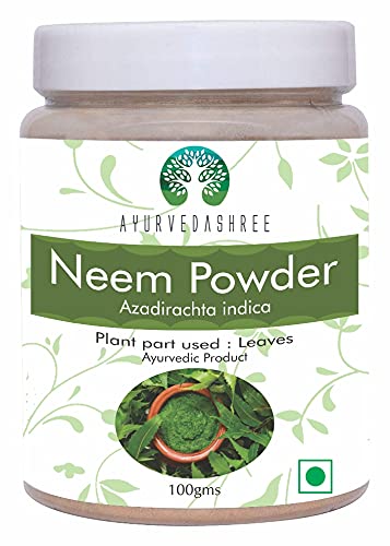 Proszek Neem Leaf 100 Gm Xi124; Azadirachta Indica Xi124; Proszek Wild Crafted Neem Leaf 124; Bardzo Bitter Neem Supplement for Skin Hair and Detox Xi124; Nie GMO, Gluten Free, Wegan