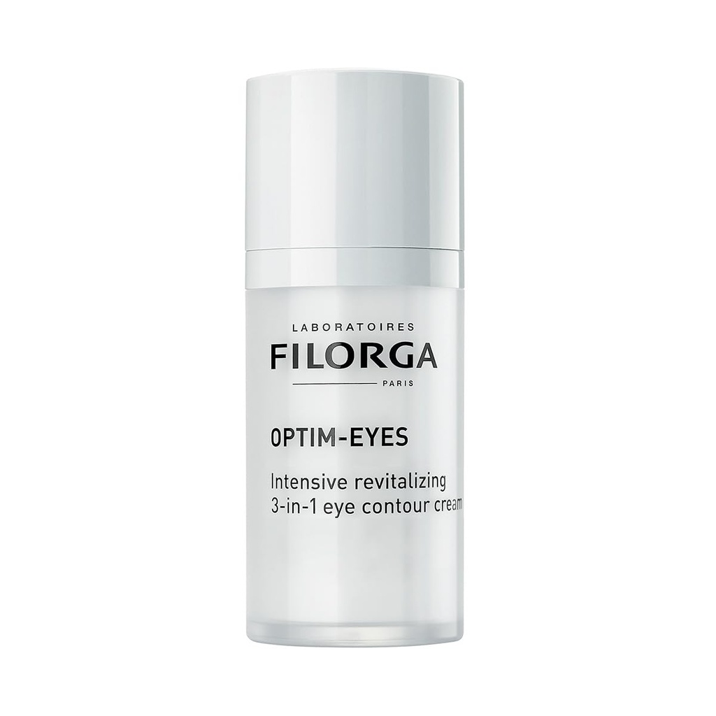 Filorga Optimit- Eyes Eye Cream, Revitalizing 3- in-1 Leczenie skóry dla szybkiego zmniejszenia ciemnych kręgów, zmarszczki i puffiness Wokół oczu, 0.5 fl. oz.