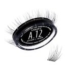 Lashify Amplify 12mm GossamerDIY Eyelash Rozszerzenia Refill, czarny, łatwe fałszywe rzęsy dla naturalnego wyglądu