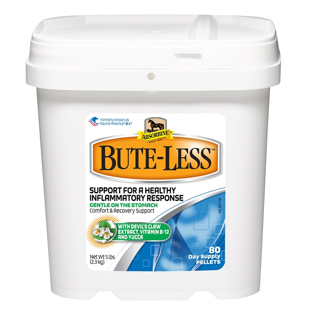 Absorbina Bute- mniej komfortu i suplement do odzyskiwania granulek, Zdrowa odpowiedź zapalna, 5 lb / 80 Day Supply