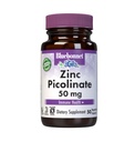 Bluebonnet Nutrition Pikolinat cynku, Hormonal & Immune, Prostate Health, Skóra, Wegan, Nie GMO, Gluten, Soi & Milk Free, Kosher, Biały, 50 Hrabia