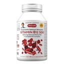 ANDREW LESSMAN Witamina B12 500 360 Kapsułki - Chroniona przed wchłanianiem metylkobalamina (Naturalna Koenzym Witamina B12), Niezbędna do wspierania energii i stresu, Plus B- Complex, Łatwe do połknięcia kapsułki
